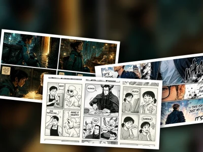Prompt Vẽ Truyện Tranh Comic Mỹ Bí Kíp Cho AI