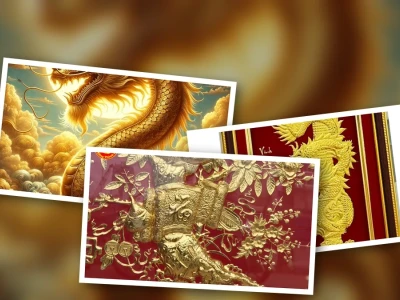 Rồng 3D Vàng Vinh Hoa Phú Quý: Biểu Tượng Quyền Lực Và May Mắn