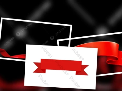 Ruy Băng Đỏ Trang Trí PNG: Tuyệt Chiêu Thiết Kế Ấn Tượng