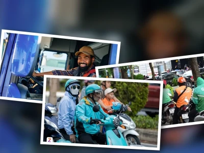 Tài xế công nghệ lao đao vì xăng Ảnh tài xế công nghệ giao hàng